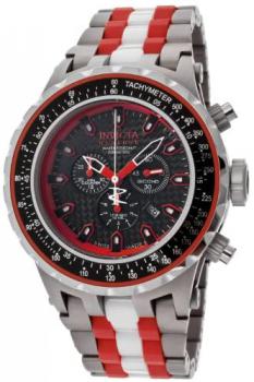 Invicta Men's Quartz Watch with Black Dial Chronograph Display and Multicolour Titanium Bracelet 12779