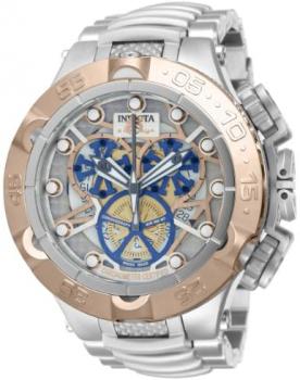 Invicta Subaqua Men's Quartz Watch with Silver Dial Chronograph display on Silver Stainless Steel Bracelet 12905
