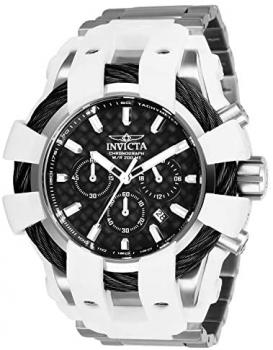 Invicta 26670 Bolt Men's Wrist Watch Stainless Steel Quartz Black Dial