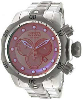 Invicta Men's 0967 Venom Reserve Chronograph Rose Tinted Crystal Stainless Steel Watch