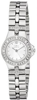 Invicta Women's Quartz Watch with Analogue Display and Stainless Steel Bracelet