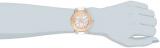 Invicta Women's Quartz Watch with White Dial Chronograph Display and White Leather Strap 14744
