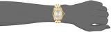 Invicta Women's Quartz Watch with Silver Dial Analogue Display and Gold Stainless Steel Plated Bracelet 20371