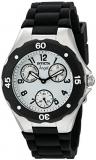 Invicta Women's Angel Quartz Watch with White Dial Chronograph Display and Black...