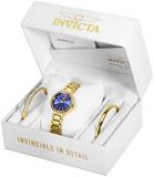 Invicta Women's Angel Gold-Tone Steel Bracelet & Case Quartz Watch 29270