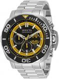 Invicta Men's Analog Quartz Watch with Stainless Steel Strap 35075