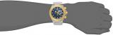 Invicta Subaqua Men's Quartz Watch with Black Dial Chronograph Display and Grey Stainless Steel Bracelet 1528