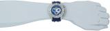 Invicta Reserve Men's Quartz Watch with Blue Dial Chronograph Display and Blue Rubber Strap 1224