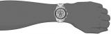 Invicta Men's 45mm Steel Bracelet & Case Flame-Fusion Crystal Swiss Quartz Silver-Tone Dial Watch 1554