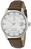 Invicta Watch I-Force Men's Quartz Watch with Grey Dial Analogue Display and Brown Leather Strap 12825