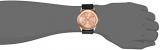 Invicta Men's 6752 Vintage Rose Dial Black Leather Watch