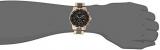 Invicta Specialty Men's Quartz Watch with Black Dial Chronograph display on Rose Gold Stainless Steel Bracelet 1327