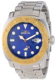 Invicta Pro Driver Men's Automatic Watch with Blue Dial Analogue Display and Silver Stainless Steel Bracelet 14483
