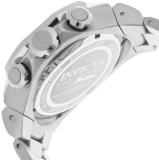 Invicta Pro Diver Men's Quartz Watch with Silver Dial Chronograph display on Silver Stainless Steel Bracelet 12428