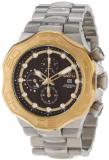 Invicta Pro Diver Men's Quartz Watch with Brown Dial Chronograph display on Silver Stainless Steel Bracelet 12431