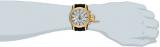 Invicta Men's Quartz Watch with White Dial Chronograph Display and Black PU Strap 15561