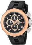 Invicta Men's I-Force Quartz Watch with Chronograph Display and Black PU Strap