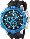 Invicta Men's I-Force Quartz Watch with Black Dial Chronograph Display and Black...