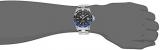 Invicta Men's Automatic Watch with Black Dial Analogue Display and Silver Stainless Steel Bracelet 15584