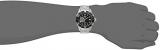Invicta Men's Automatic Watch with Black Dial Analogue Display and Silver Stainless Steel Bracelet 13703