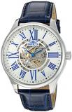 INVICTA Vintage Men's Automatic Watch with Silver Dial Analogue Display and Blue...