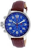 Invicta 90066 Men I-Force Brown Leather Chronograph Watch