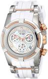 Invicta Bolt Women's Quartz Watch with Silver Dial Chronograph display on Silver Stainless Steel Bracelet 15280