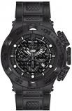 Invicta Men's Jason Taylor Quartz Watch with Black Dial Chronograph Display and Black Stainless Steel Bracelet 14311