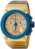Invicta Men's Quartz Watch with Gold Dial Chronograph Display and Gold Stainless Steel Bracelet 14520