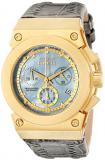 Invicta Women's Akula Quartz Watch with Chronograph Display and Leather Strap