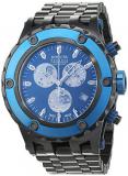 Invicta Men's Quartz Watch with Black Dial Analogue Display and Black Stainless Steel Plated Bracelet 80597
