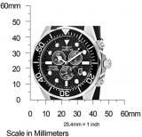 INVICTA Mens Chronograph Quartz Watch with PU Strap 12571