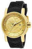 Invicta 15863 S1 Rally Men's Wrist Watch Stainless Steel Automatic Gold Dial
