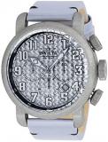 Invicta 23091 Aviator Men's Wrist Watch Stainless Steel Quartz Silver Dial