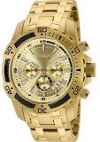 INVICTA Men's PRO Diver Gold-Tone Steel Bracelet & CASE Quartz Watch 24860