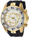 INVICTA Men's Analogue Quartz Watch with Silicone Stainless Steel Strap 24274