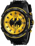 Invicta Men's DC Comics Batman Limited Edition Stainless Steel Quartz Watch with Silicone Strap, Black, 26 (Model: 29122, 32699)