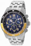 Invicta 24649 Pro Diver Men's Wrist Watch Stainless Steel Quartz Blue Dial