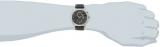Invicta Men's Quartz Watch with Black Dial Chronograph Display and Black Leather Strap SC0105
