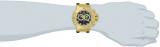 Invicta Men's Quartz Watch with Black Dial Chronograph Display and Black Plastic Strap 5515