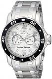 Invicta Men's Quartz Watch with Analogue Display and Stainless Steel Plated Bracelet 18037