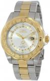 Invicta Men's Quartz Watch with Silver Dial Analogue Display and Silver Stainless Steel Bracelet 15340