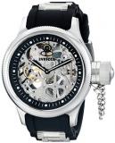 Invicta Men's Mechanical Watch with Analogue Display and PU Strap