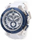 Invicta Mens Analog Quartz Watch with Silicone Stainless Steel Strap 27689