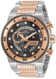 Invicta Men's S1 Rally Quartz Watch with Stainless Steel Strap, Rose Gold, Two Tone, 30 (Model: 25283, 33285)