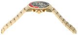Invicta Men's Pro Diver Quartz Watch with Black Dial Chronograph Display and Gold Bracelet 18518