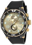 Invicta 17815 Pro Diver Men's Wrist Watch Stainless Steel Quartz Gold Dial