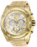 Invicta Men's Marvel Quartz Watch with Stainless-Steel Strap, Silver/Gold, 26