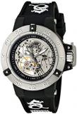 Invicta Subaqua Women's Mechanical Watch with Silver Dial Analogue display on Black Pu Strap 16777