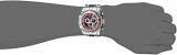 INVICTA Mens Chronograph Quartz Watch with Stainless Steel Leather Strap 25424